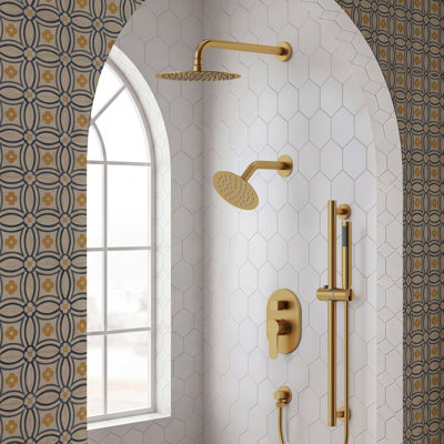 10" Dual Showerhead System with Handheld