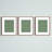 Roesler Rose Gold Metal Picture Frame - Set of 3 with Mat
