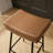 26" Faux Leather Upholstered Backless Saddle Bar Stool with Metal Frame-777344755-777344758