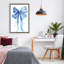 Cadre flottant Blue Bell Bow Illustration, design par LSR Design Studio-206870713-206870718