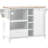 Kitchen Island Cart With Storage Cabinet And Two Locking Wheels,Solid Wood Desktop,Microwave Cabinet,Floor Standing Buffet Server Sideboard For Kitchen Room,Dining Room,, Bathroom