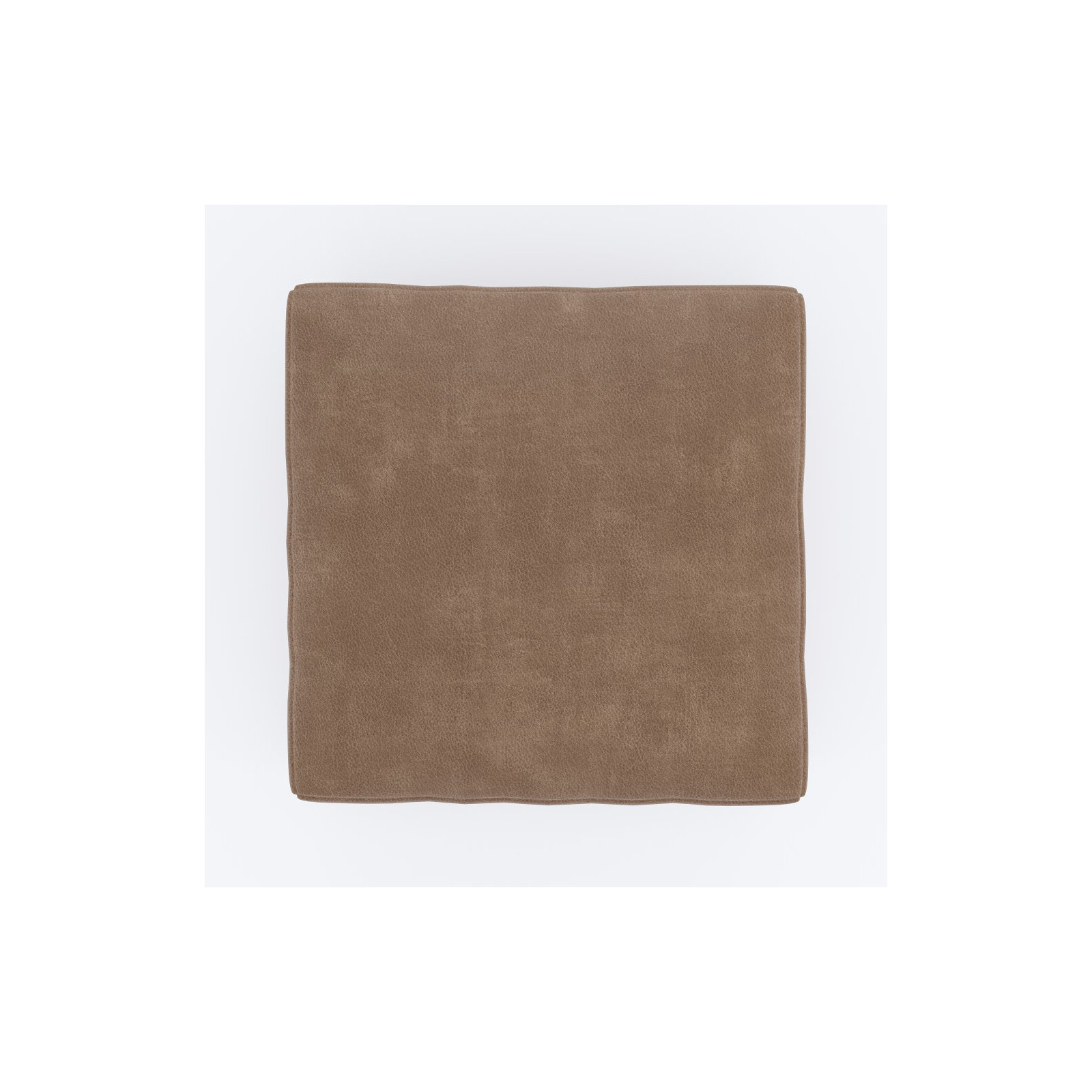 Cupertino Outdoor Leather Upholstered Ottoman