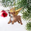 Ornement en forme d'ange «Honor the Pooch Pit Bull Holiday»