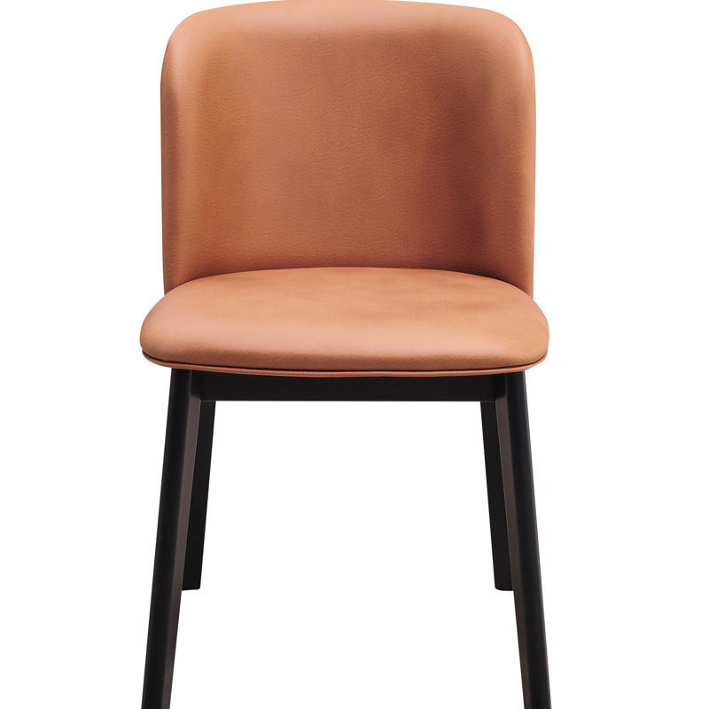 Ergonomic Side Chairs  2  - Support Your Body Padded Chair Pair Fashionable And Option