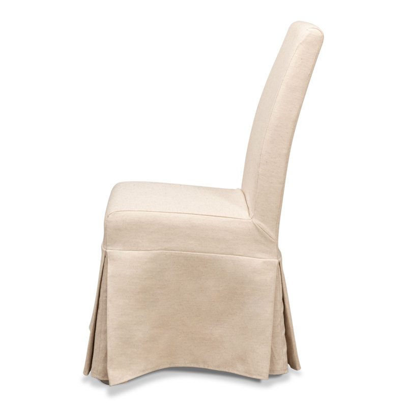 Draped Upholstered Dining Chair