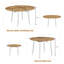 Table de salle à manger rétractable Modern