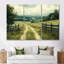 «Green Peaceful Valley I», ensemble d'art mural-2063658967-2063658968