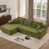 Ours en peluche vert