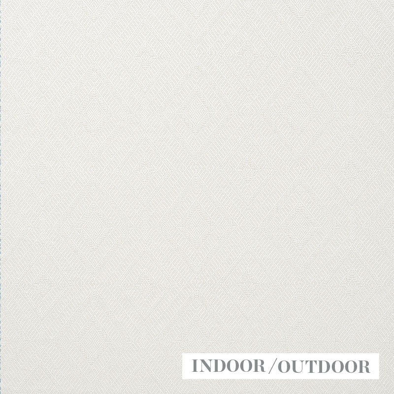 Geometric Weave Indoor/Outdoor Fabric, Ivory