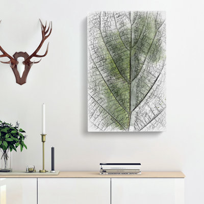 Leaf Pathways - Wrapped Canvas
