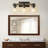 Edgware 3-Light Dimmable Wooden Bathroom Vanity Light with Clear Glass Shade-234687276