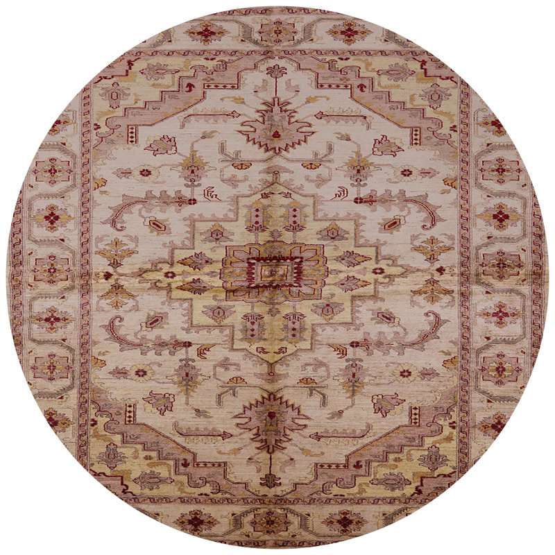 Bedros Oriental Indoor Rug, Round 7'