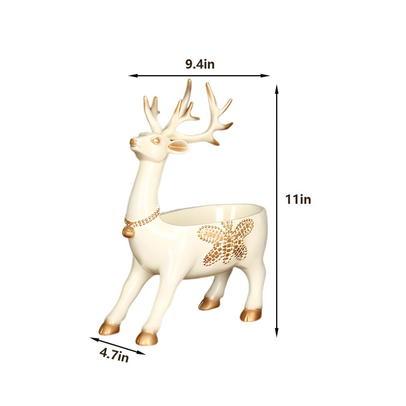 Brittiney Figurines & Sculptures, White