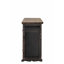 Carved Elm Dual-Drawer Cabinet