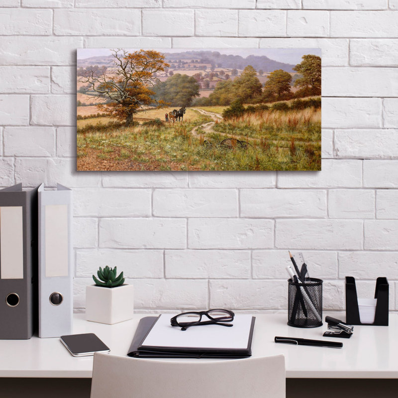 Reproduction sur toile tendue «Keinz Times Gone By», H 12 po x l 24 po x P 0,75 po