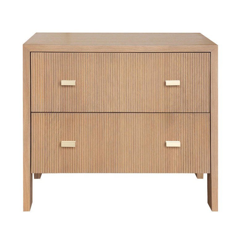 Andre Solid Wood End Table, Natural