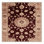 Machine Washable Overdyed Brown Area Rug