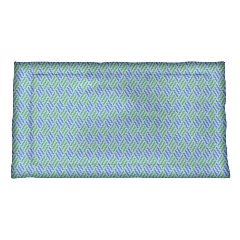 Taie décorative Katelyn Elizabeth, Microfibre, Simple standard, Bleu et pastel