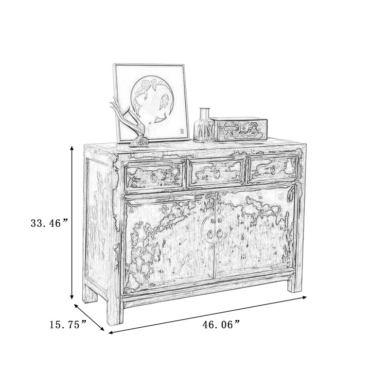 Modern Solid Wood Sideboard