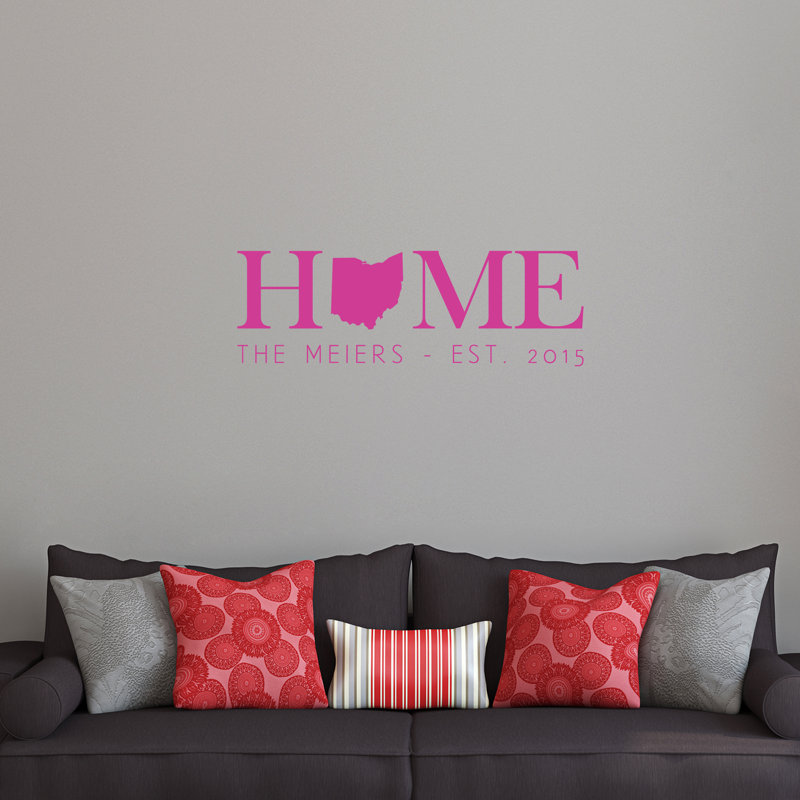 Adhésif décoratif Home State, Rose vif, Oui