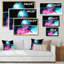 Shine Turquoise Sensual Portrait II - Glam, art mural sur toile-1328091055-1328091098