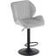 Trikomo Swivel Upholstered Velvet Adjustable Height Bar Stool-1805917696