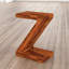 Solid Wood Pedestal End Table