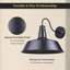 Bras pivotant noir clair Colsen