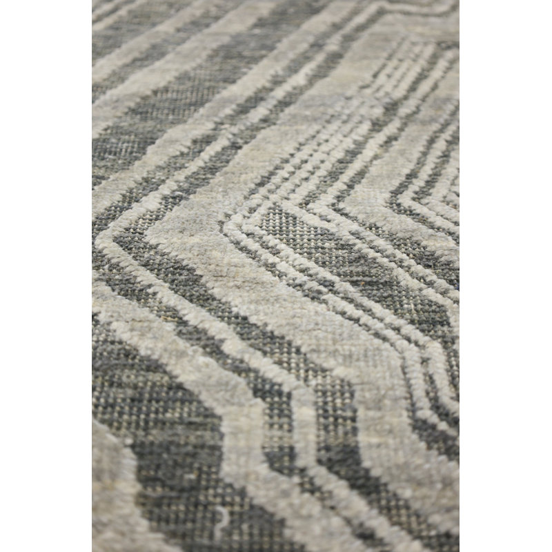 Tapis rectangulaire unique de 8 pi 10 po x 12 pi 1 po gris