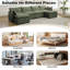 Redenius 6-Piece 148'' Upholstered U-Shape Sectional-1429299094