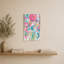 «Summer Pink Floral» par Farida Zaman - Impression sur toile-130841133-130841135