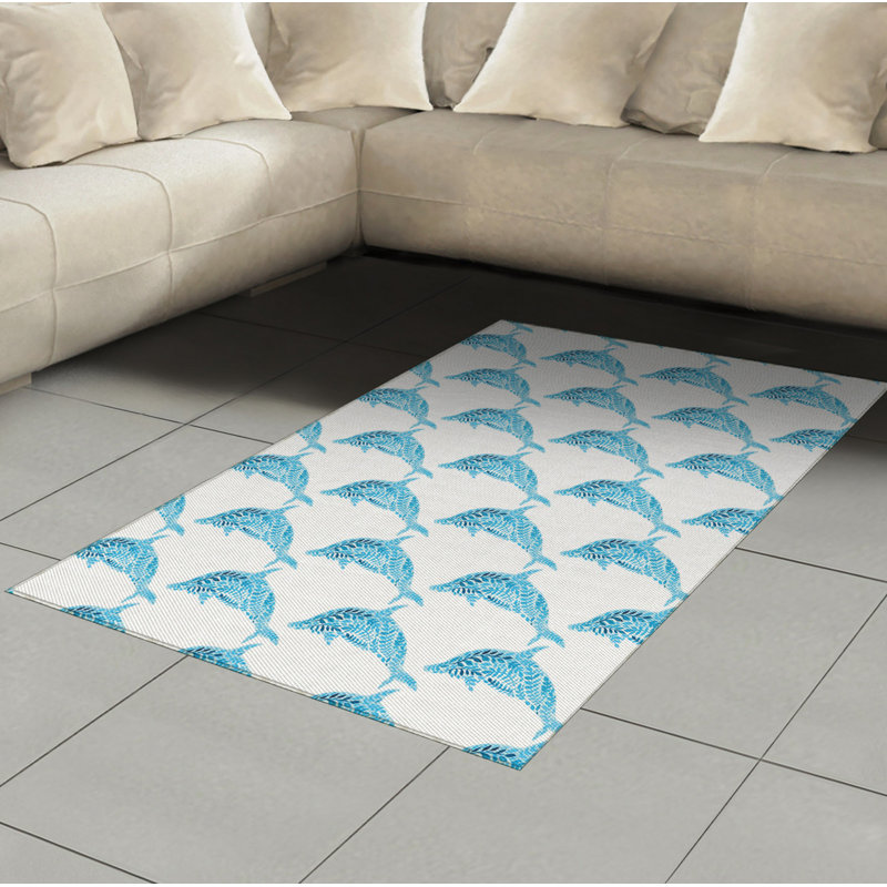 Tapis décoratif à haute densité en fibres de mer Sea, Rectangle— 4 pi x 5 pi 8 po