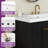 42" Bathroom Vanity With Resin Sink Set-1926254679