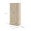 Bheema 2 Door Manufactured Wood Wardrobe