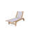 Trakas Montauk Teak Outdoor Reclining Sunlounger-1459565773