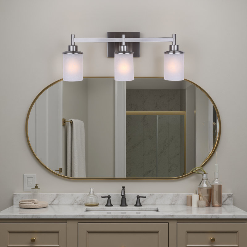 Luminaire de meuble-lavabo à 3 lumières Cusick