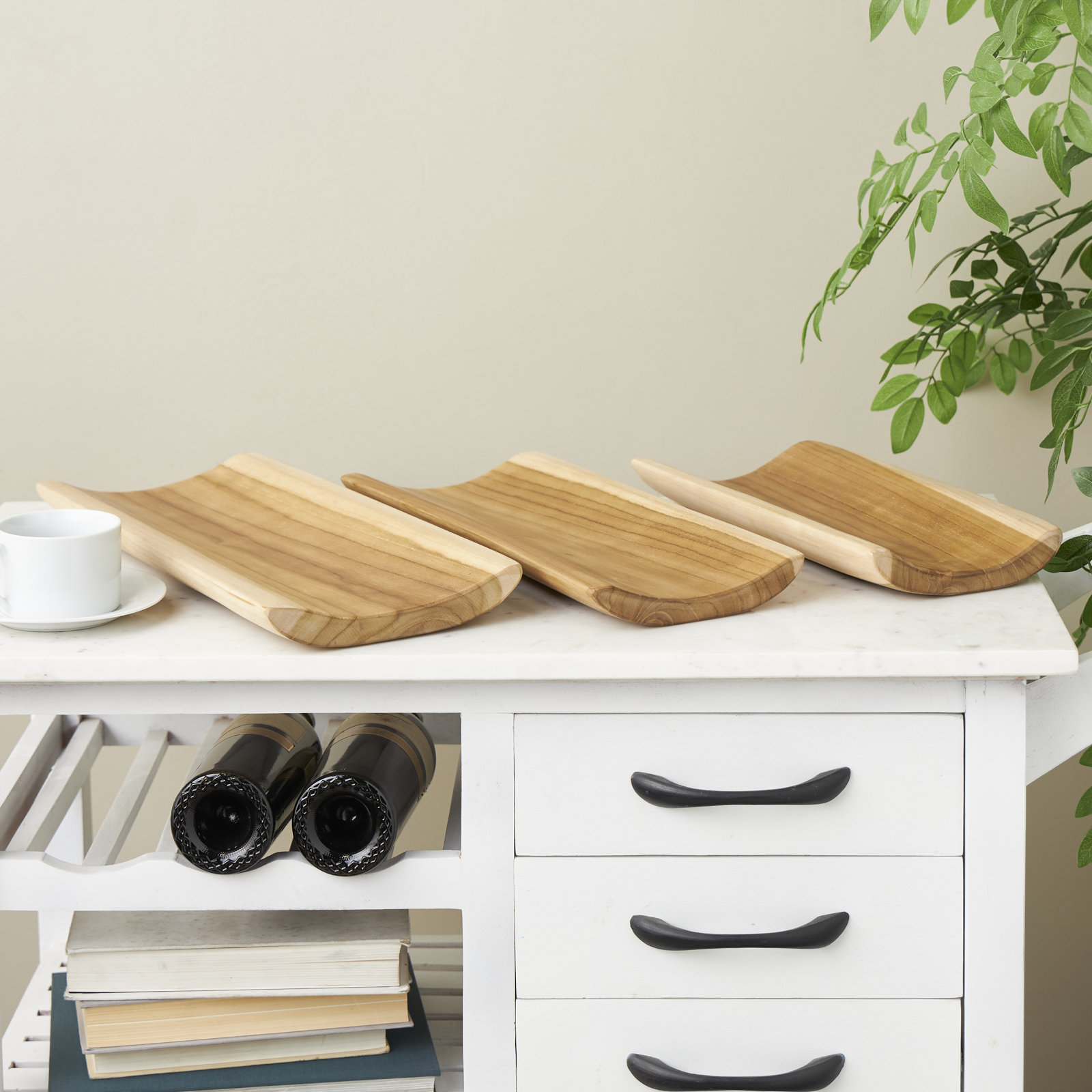 Nerina Teak Tray - Set of 3