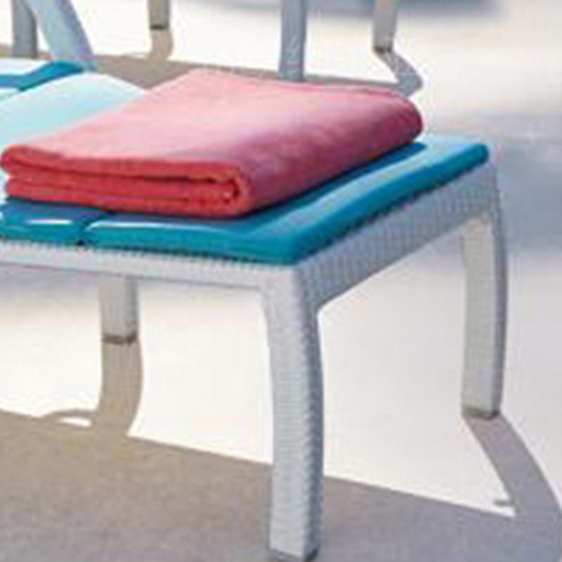 Liefke Outdoor Wicker Chaise Lounge , Cushion Included