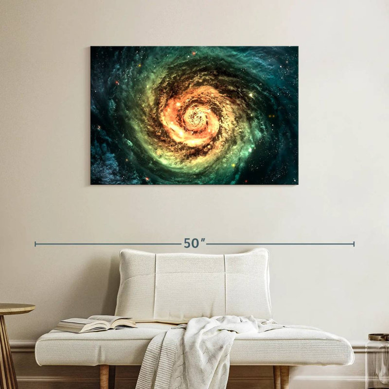 Oberle Spiral Galaxy, 26" H x 39" W