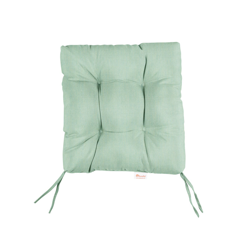 Sunbrella Outdoor 3'' Barstool Seat Cushion, 16" W x 16" D, Canvas Spa