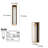 1 - Light Dimmable Gold Wall Sconce