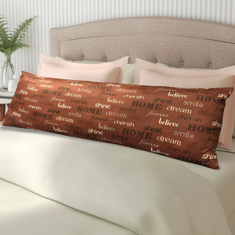 Coussin Stapp Inspire, Vin, 18 po x 48 po, Rectangle