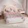 Cartoon Rabbit Children's Bed with LED Lights
