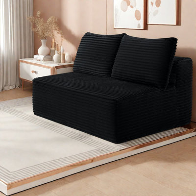 Canapé modulaire à compression de 57 pouces