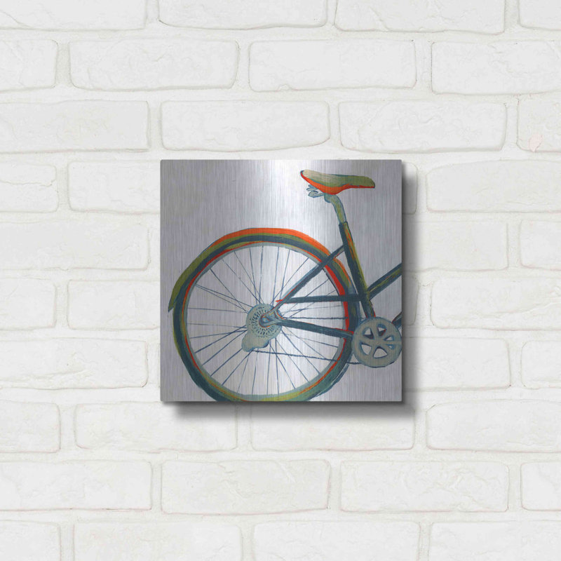 «Bicycle Diptych I» par Grace Popp, H 12 po x l 12 po