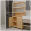 Grand support de rangement multi-scène haute capacité à deux portes, parfait pour la salle de bain et l'organisation à la maison