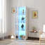 Armoire latérale avec lampe à bande en aluminium