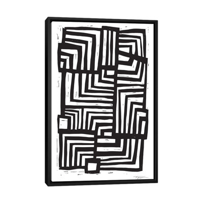 Déplacement de lignes - Impression d'art graphique