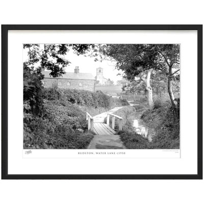 Rudston, Water Lane C1950 by Francis Frith - Single Picture Frame Print