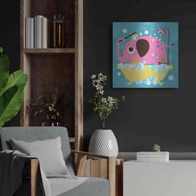 " Elephant In Bathtub " by Nancy Lee